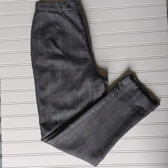 Reformation Plaid Dress Pant | High Waisted Trousers - Picture 11 of 13